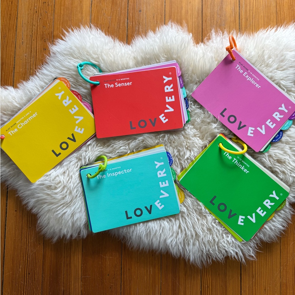 Lovevery Play Guide Set (Ages 3-12 Months, 5 books)